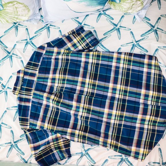 Plaid Button Down Polo Ralph Lauren Shirt - Picture 2 of 3